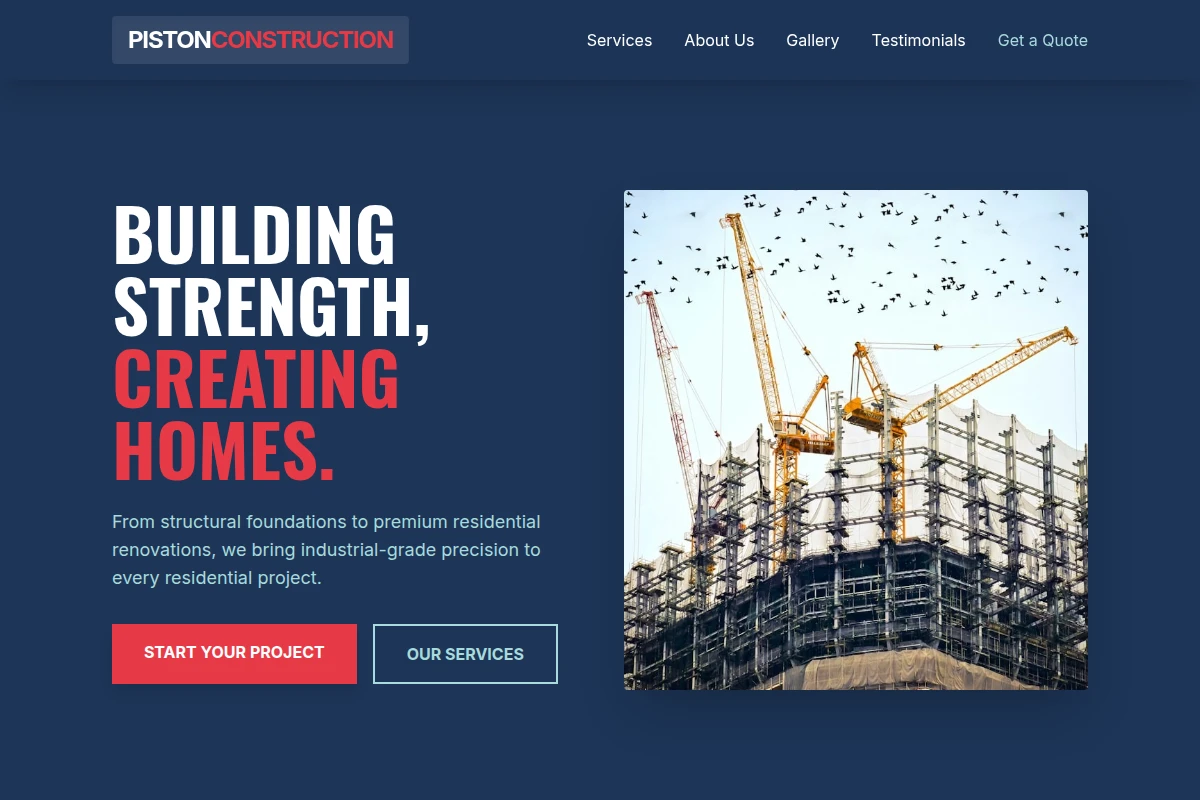 Piston Construction