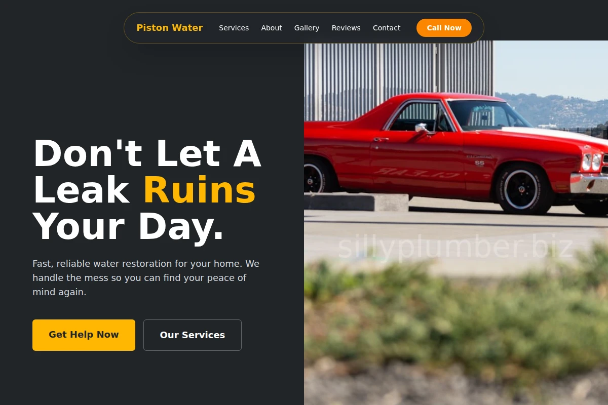 Piston Water Restoration